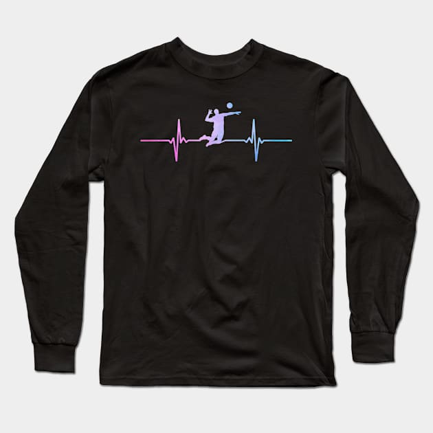 funny volleyball Long Sleeve T-Shirt by Ojo Dewe